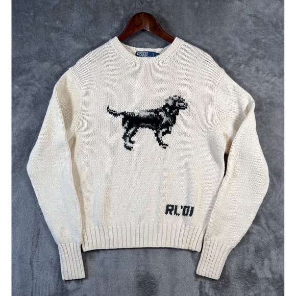 Hand Knit Ralph Lauren Dog Sweaters Polo Ralph Lauren Dog Sweater